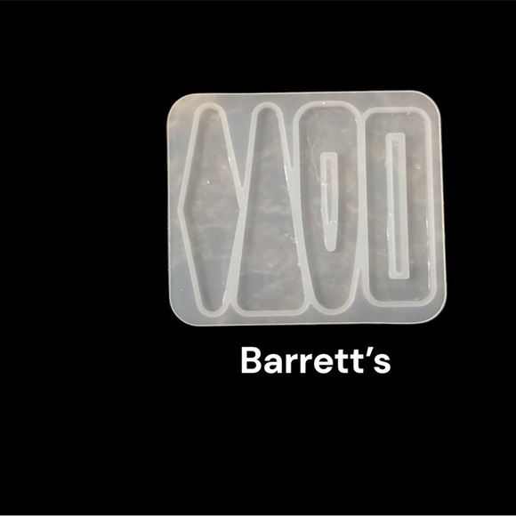 SILICONE MOLDS FOR RESIN/EPOXY ART. 12 MOLDS FOR JEWELRY & KEYCHAIN MAKING - Picture 6 of 9